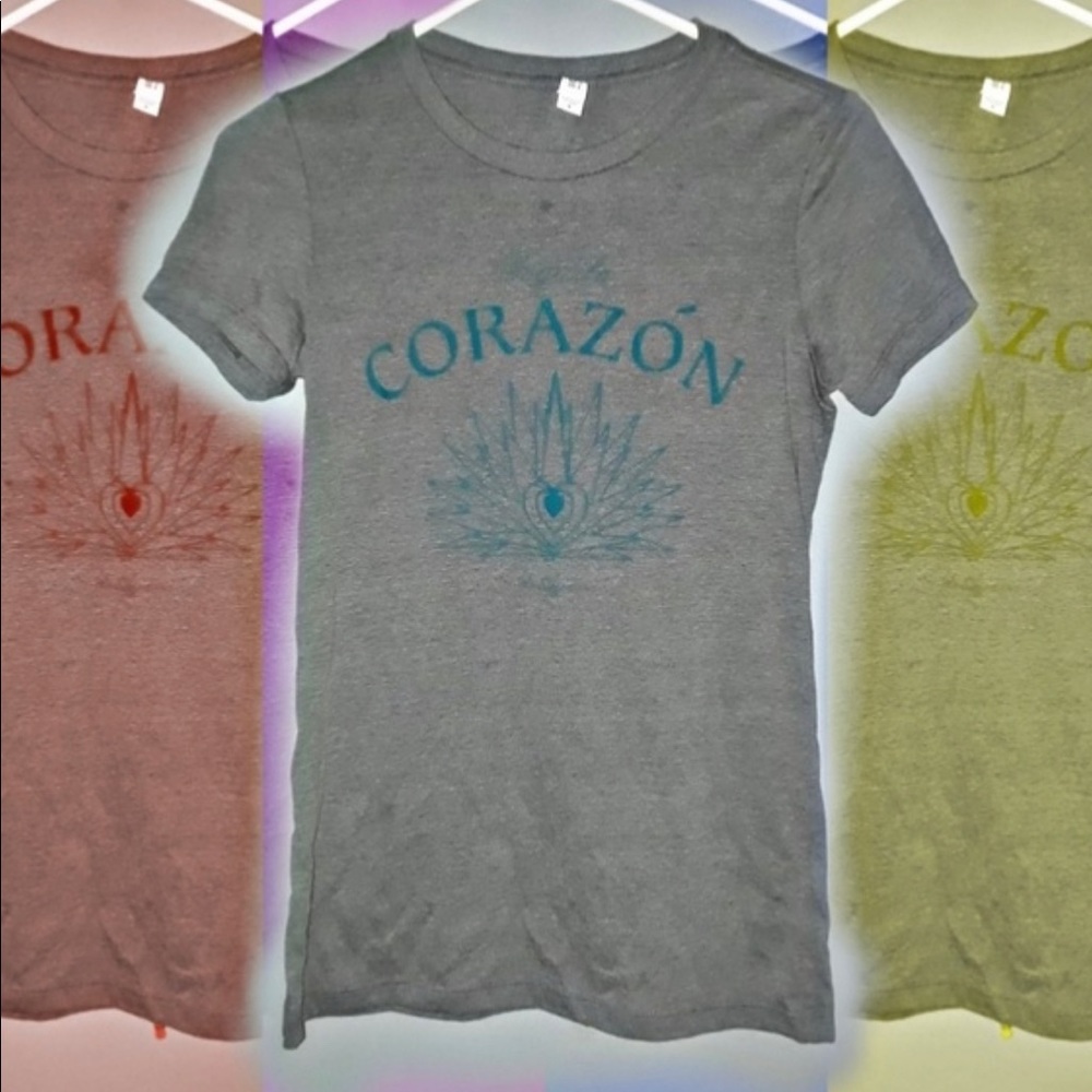 Corazon Tequila T-Shirt Graphic Branded Tee Shirt